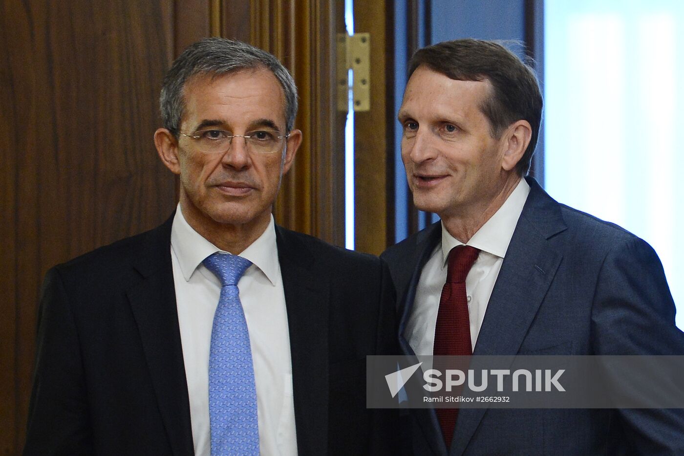 Russian State Duma Speaker Sergei Naryshkin meets with French parliament delegation