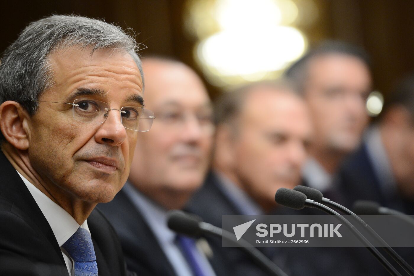 Russian State Duma Speaker Sergei Naryshkin meets with French parliament delegation