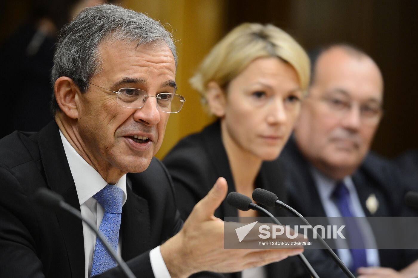 Russian State Duma Speaker Sergei Naryshkin meets with French parliament delegation