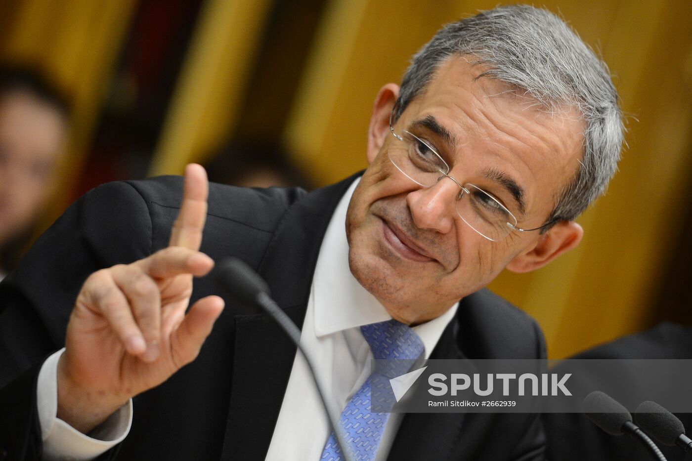 Russian State Duma Speaker Sergei Naryshkin meets with French parliament delegation