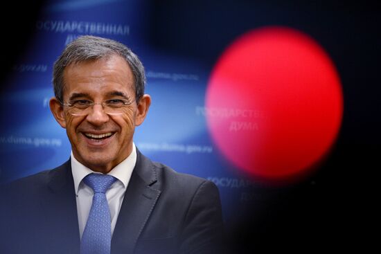 Russian State Duma Speaker Sergei Naryshkin meets with French parliament delegation