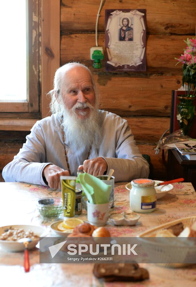 Village priest, presbyter of St. Flor and St. Lavr Church in Florovskoye, Yaroslavl Region