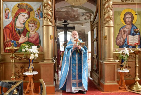 Village priest, presbyter of St. Flor and St. Lavr Church in Florovskoye, Yaroslavl Region