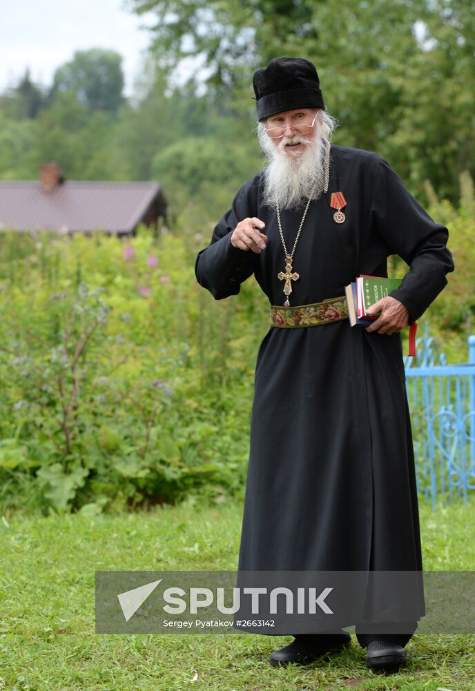 Village priest, presbyter of St. Flor and St. Lavr Church in Florovskoye, Yaroslavl Region