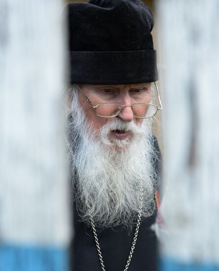 Village priest, presbyter of St. Flor and St. Lavr Church in Florovskoye, Yaroslavl Region