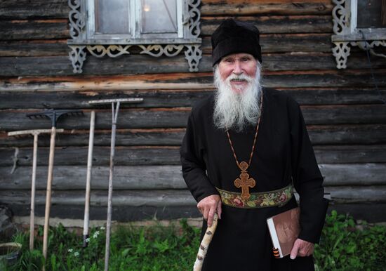 Village priest, presbyter of St. Flor and St. Lavr Church in Florovskoye, Yaroslavl Region