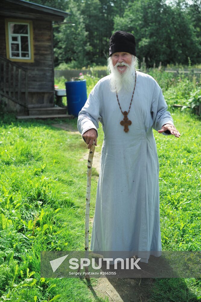 Village priest, presbyter of St. Flor and St. Lavr Church in Florovskoye, Yaroslavl Region