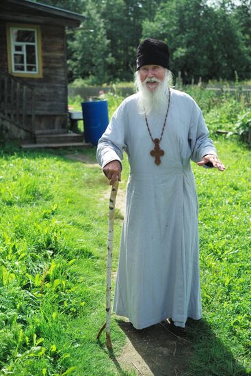 Village priest, presbyter of St. Flor and St. Lavr Church in Florovskoye, Yaroslavl Region