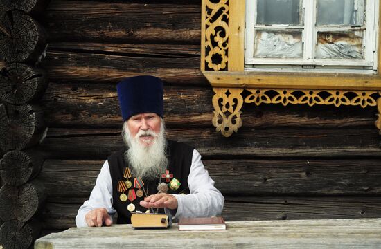 Village priest, presbyter of St. Flor and St. Lavr Church in Florovskoye, Yaroslavl Region
