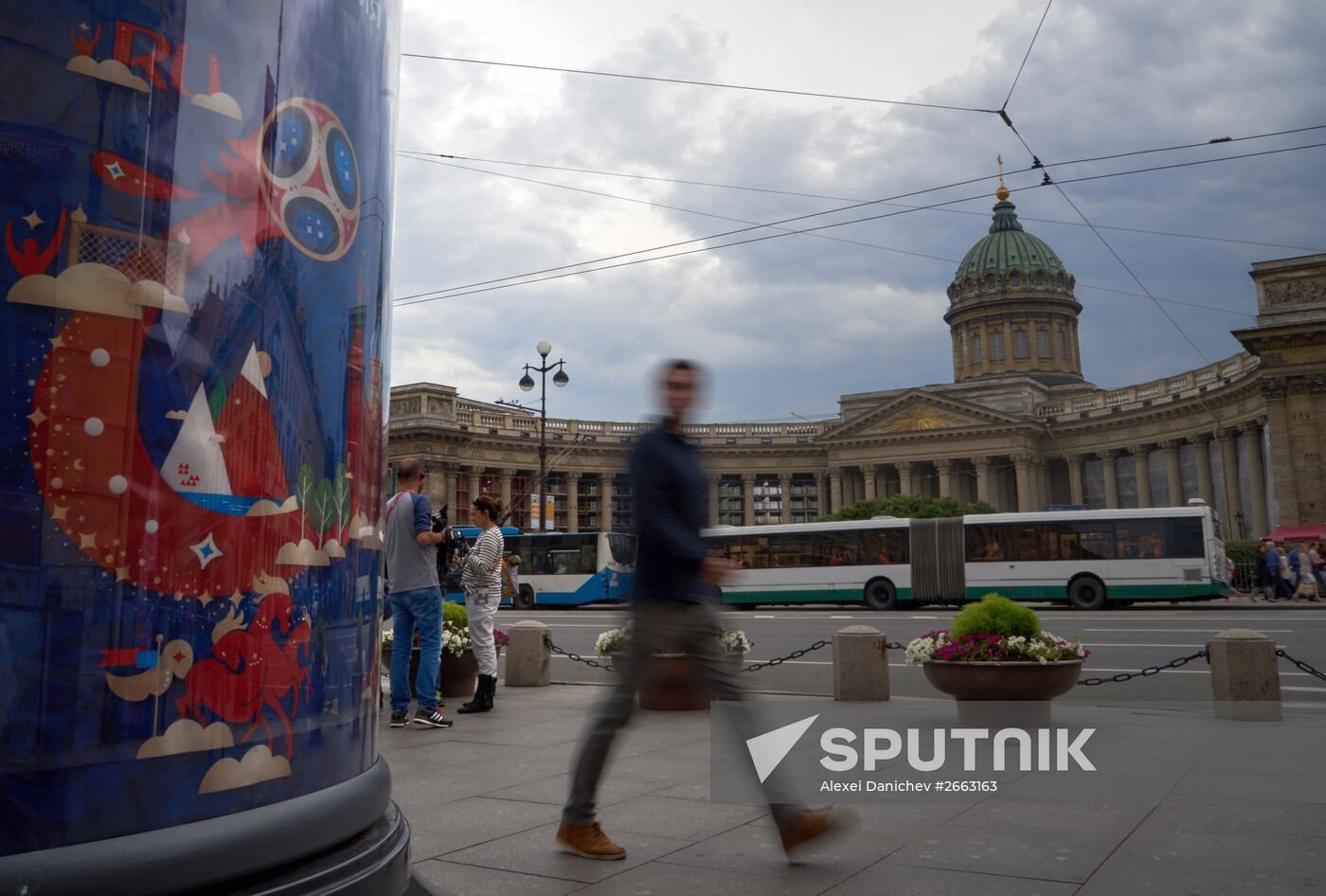 Preparations for preliminary draw of the 2018 FIFA World Cup in St. Petersburg