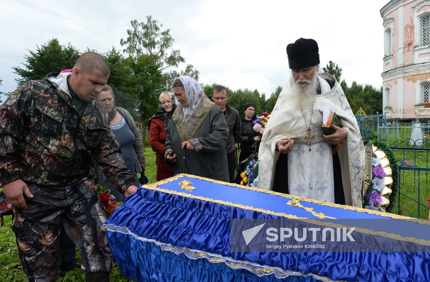 Village priest, presbyter of St. Flor and St. Lavr Church in Florovskoye, Yaroslavl Region