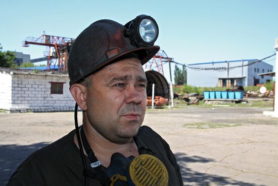 Launch of South Longwall 11 of coalmine "Progress" in Donetsk region