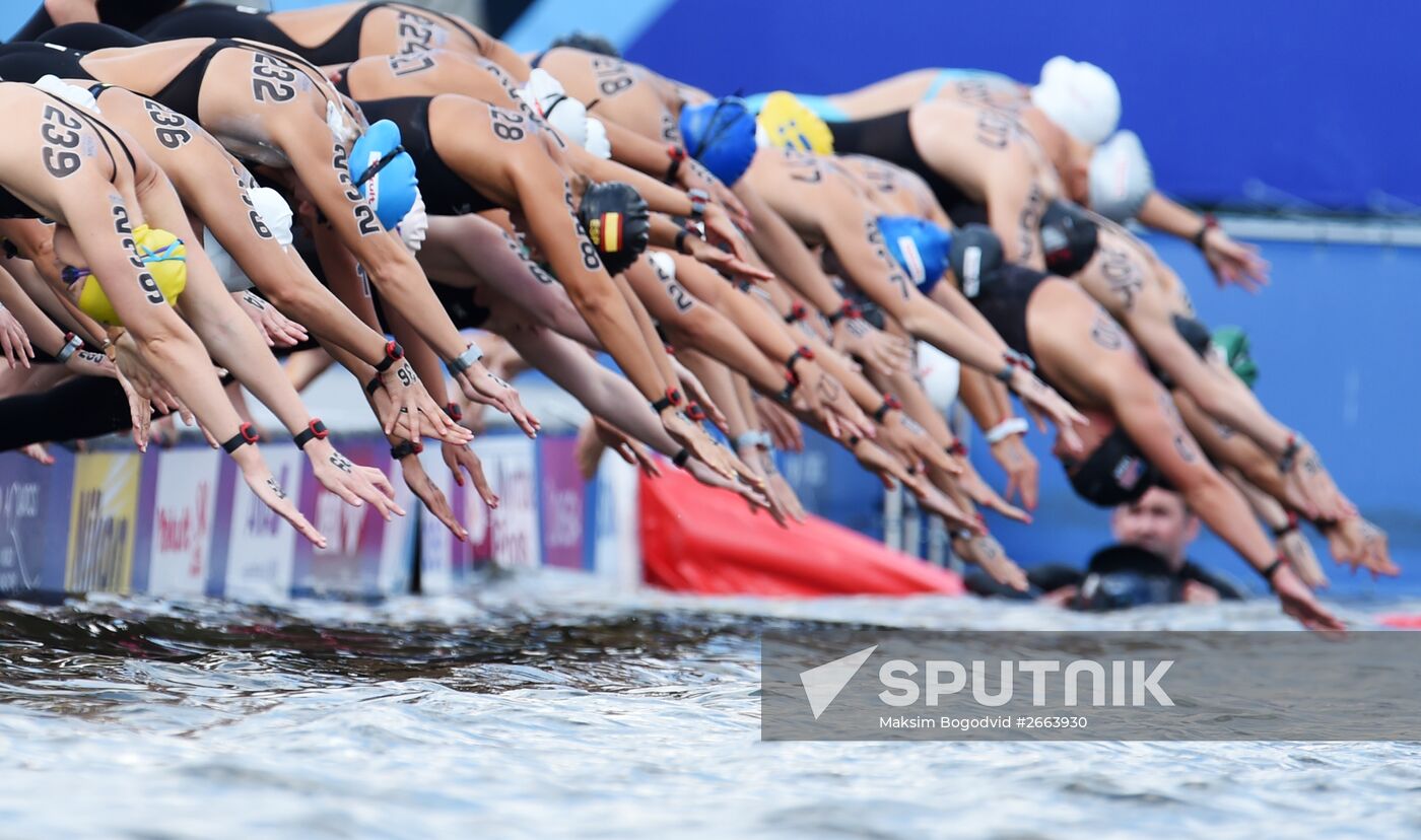 2015 FINA World Championships. Open water swimming. 5 km women
