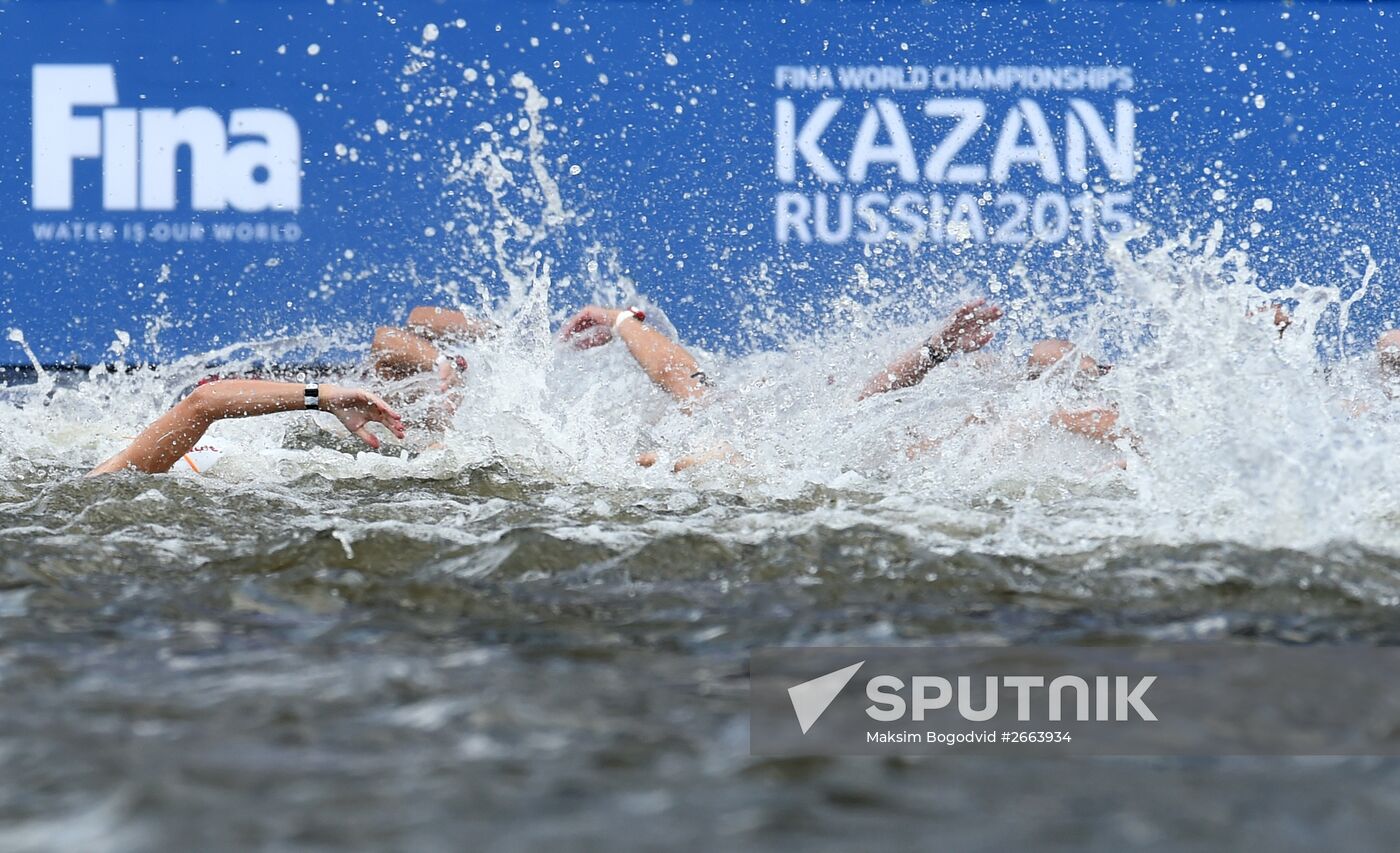 2015 FINA World Championships. Open water swimming. 5 km women