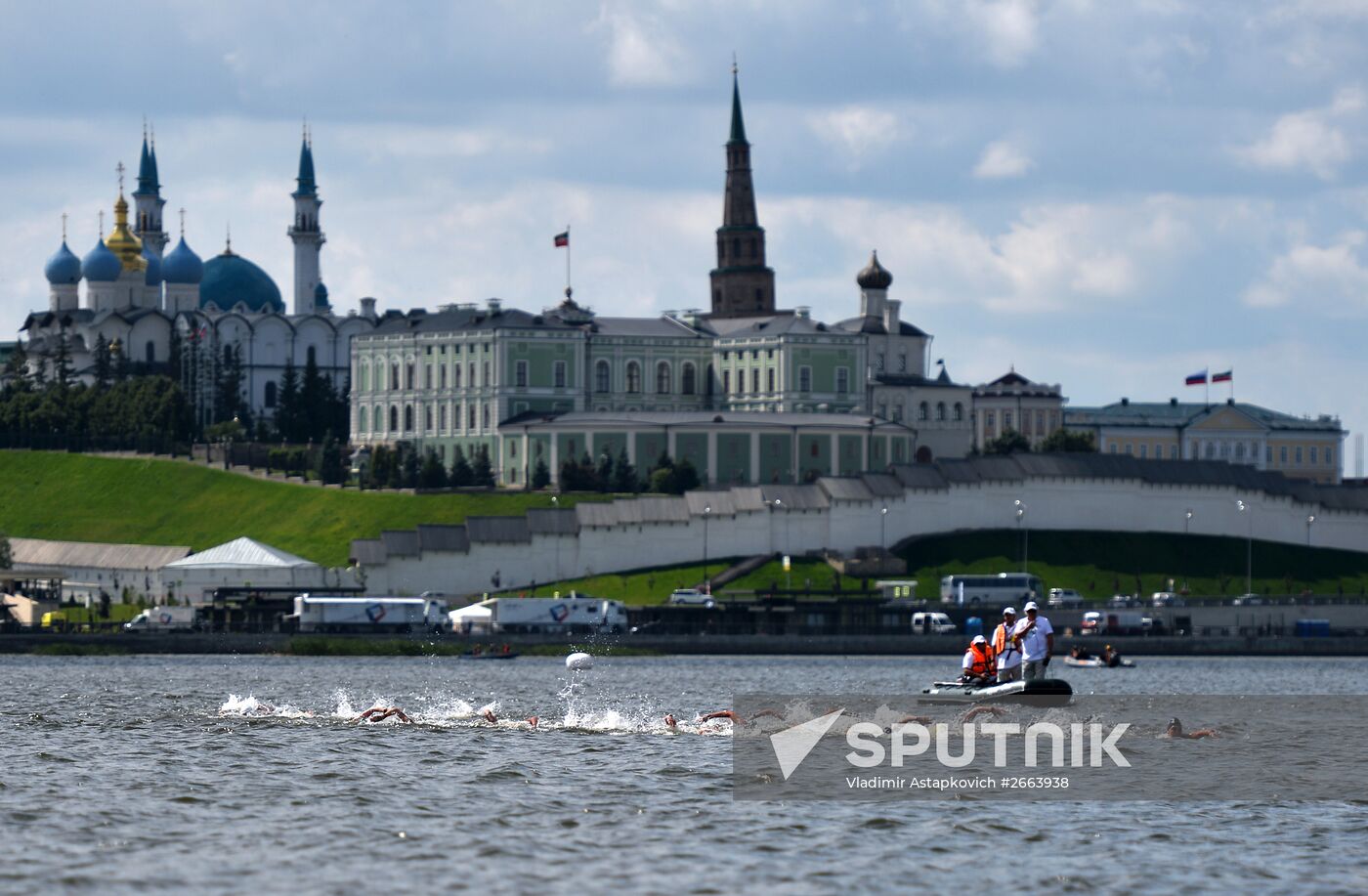 2015 FINA World Championships. Open water swimming. 5 km women