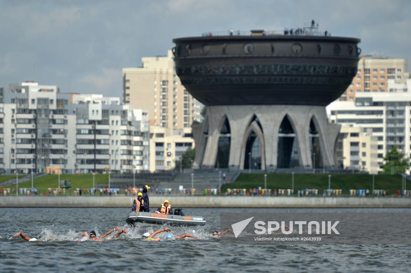 2015 FINA World Championships. Open water swimming. 5 km women