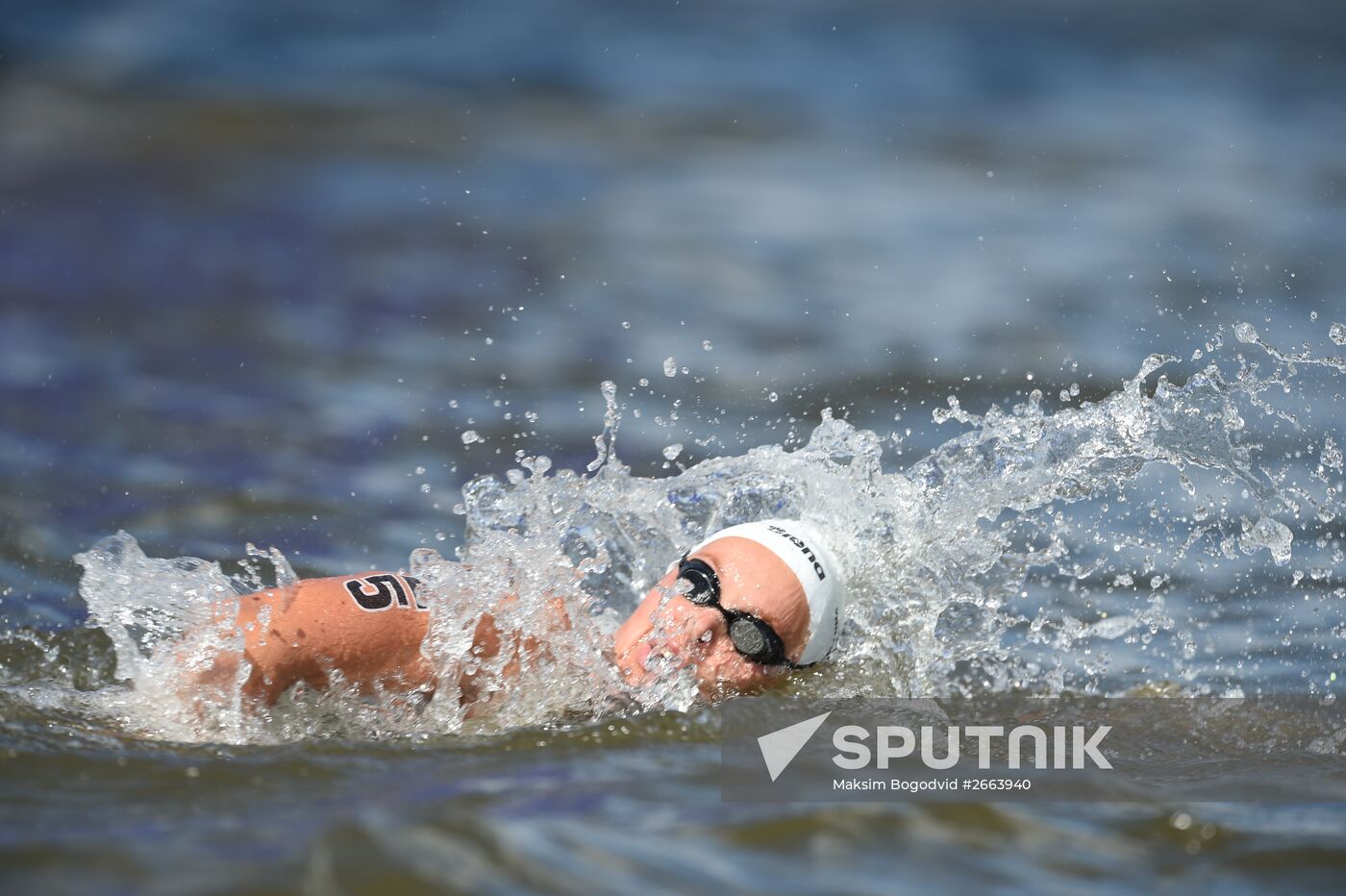 2015 FINA World Championships. Open water swimming. 5 km women