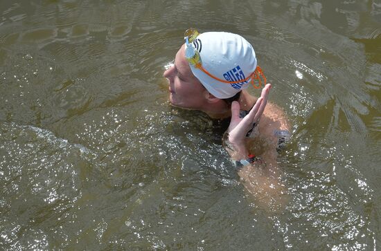 2015 FINA World Championships. Open water swimming. 5 km women