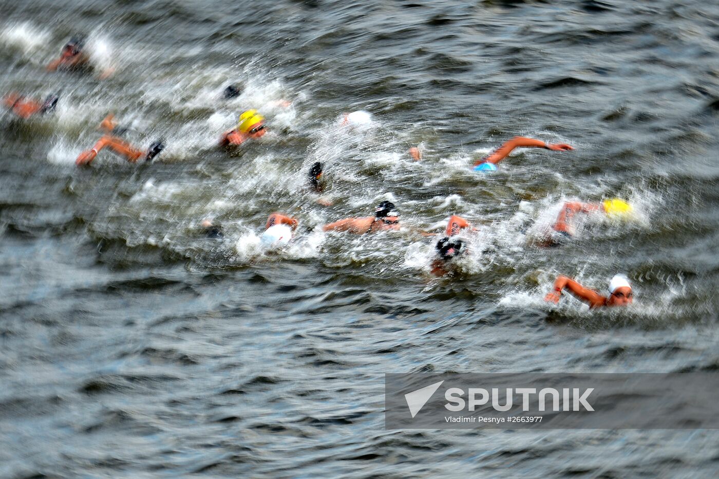 2015 FINA World Championships. Open water swimming. 5 km women