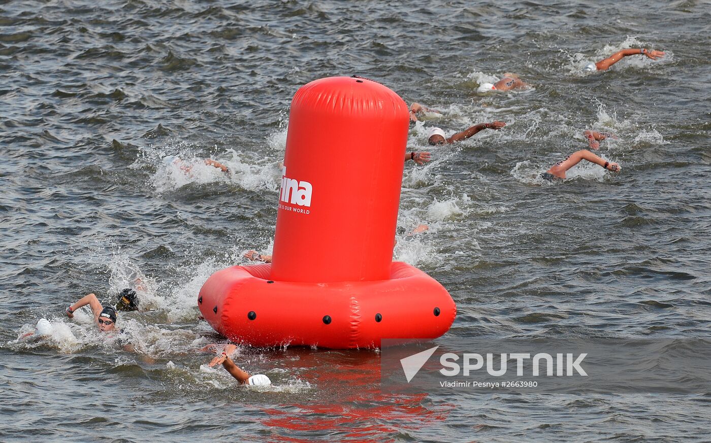 2015 FINA World Championships. Open water swimming. 5 km women