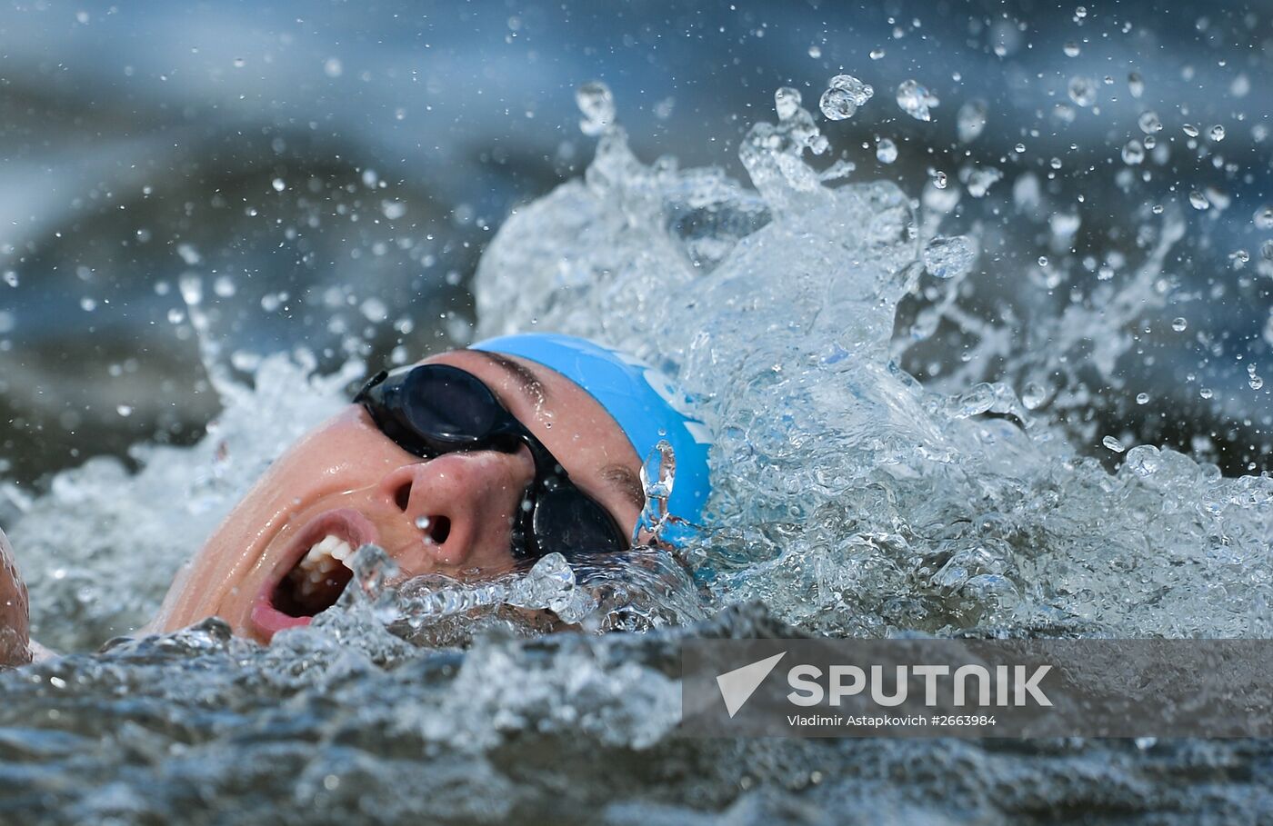 2015 FINA World Championships. Open water swimming. 5 km women