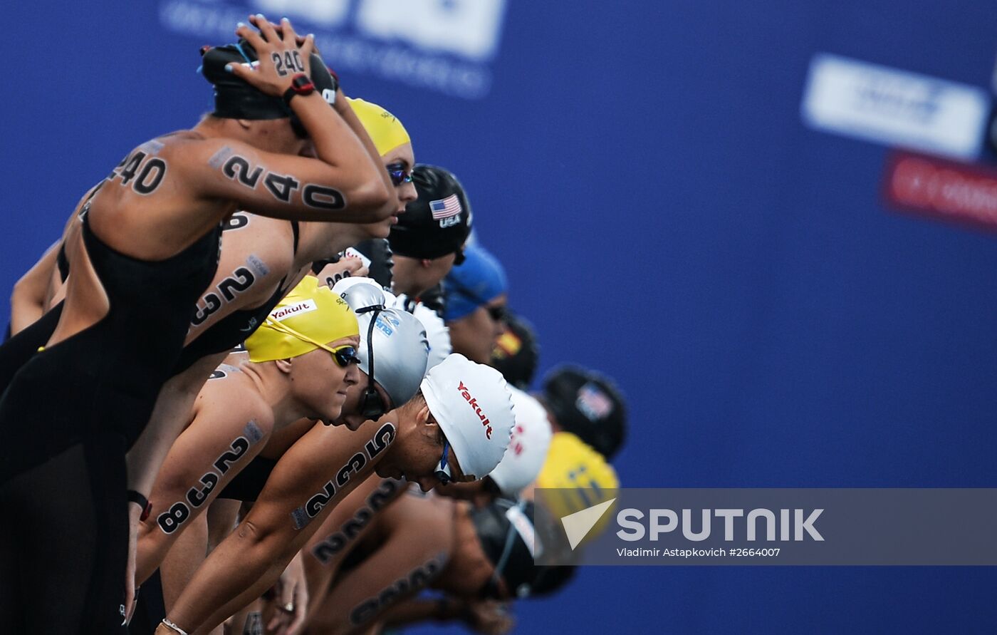 2015 FINA World Championships. Open water swimming. 5 km women