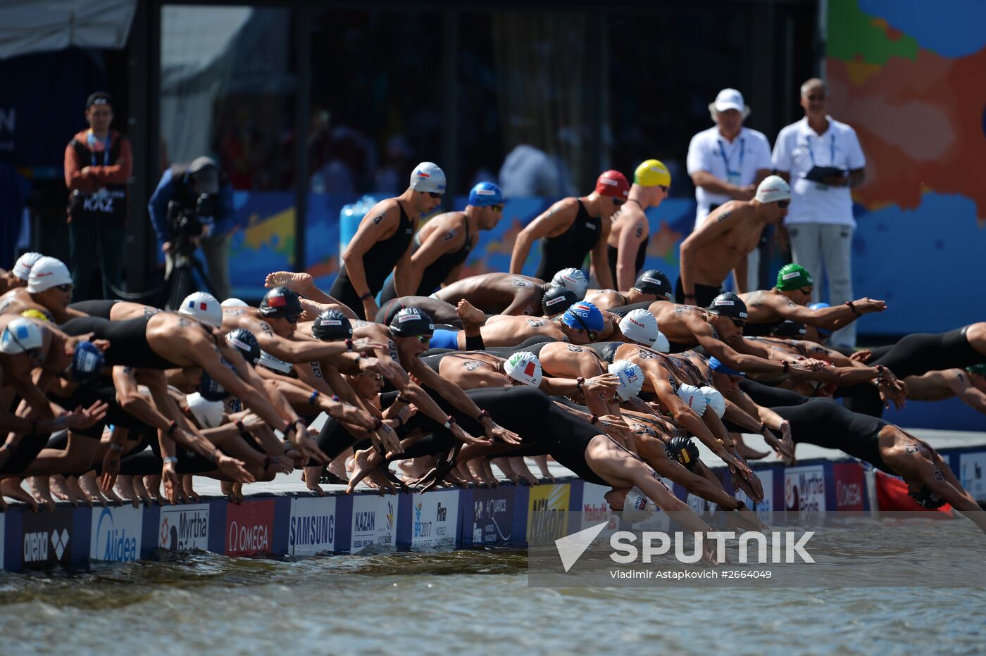 2015 FINA World Championships. Open water swimming. 5 km men