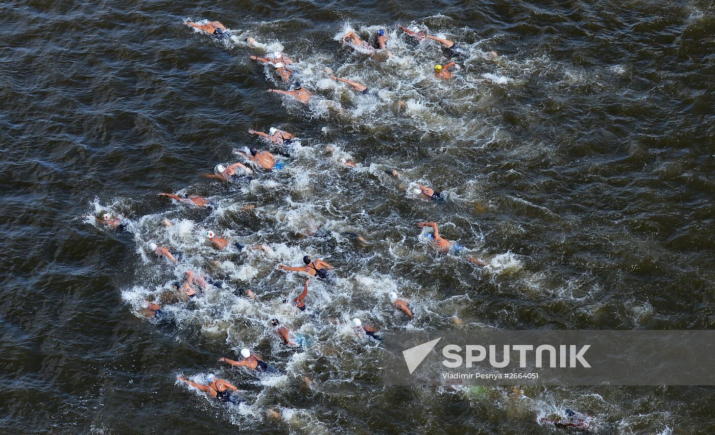 2015 FINA World Championships. Open water swimming. 5 km men