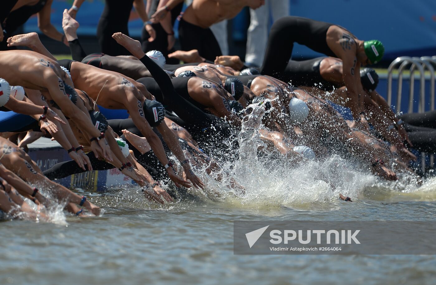 2015 FINA World Championships. Open water swimming. 5 km men