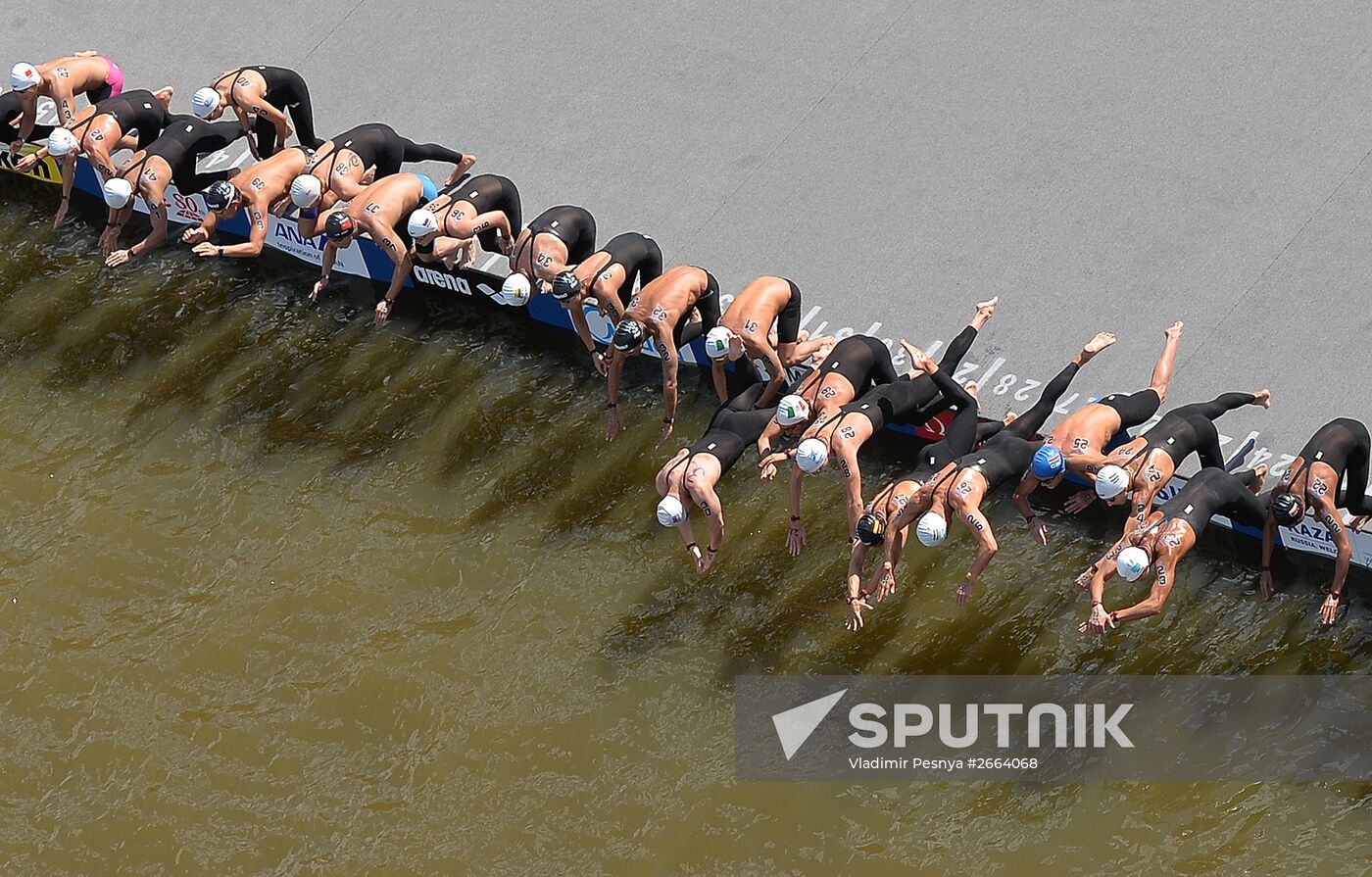 2015 FINA World Championships. Open water swimming. 5 km men