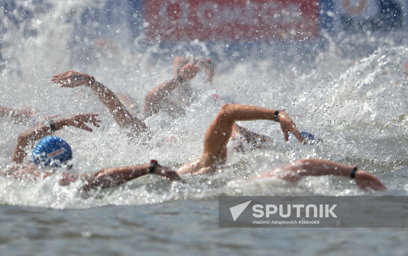 2015 FINA World Championships. Open water swimming. 5 km men