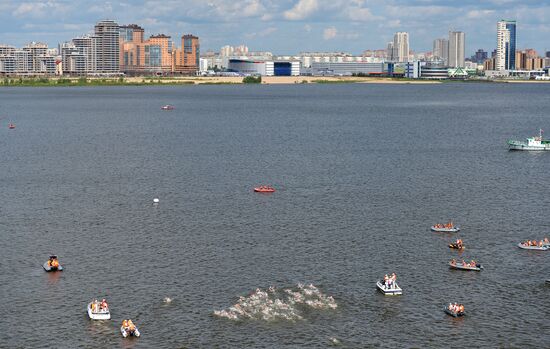 2015 FINA World Championships. Open water swimming. 5 km men