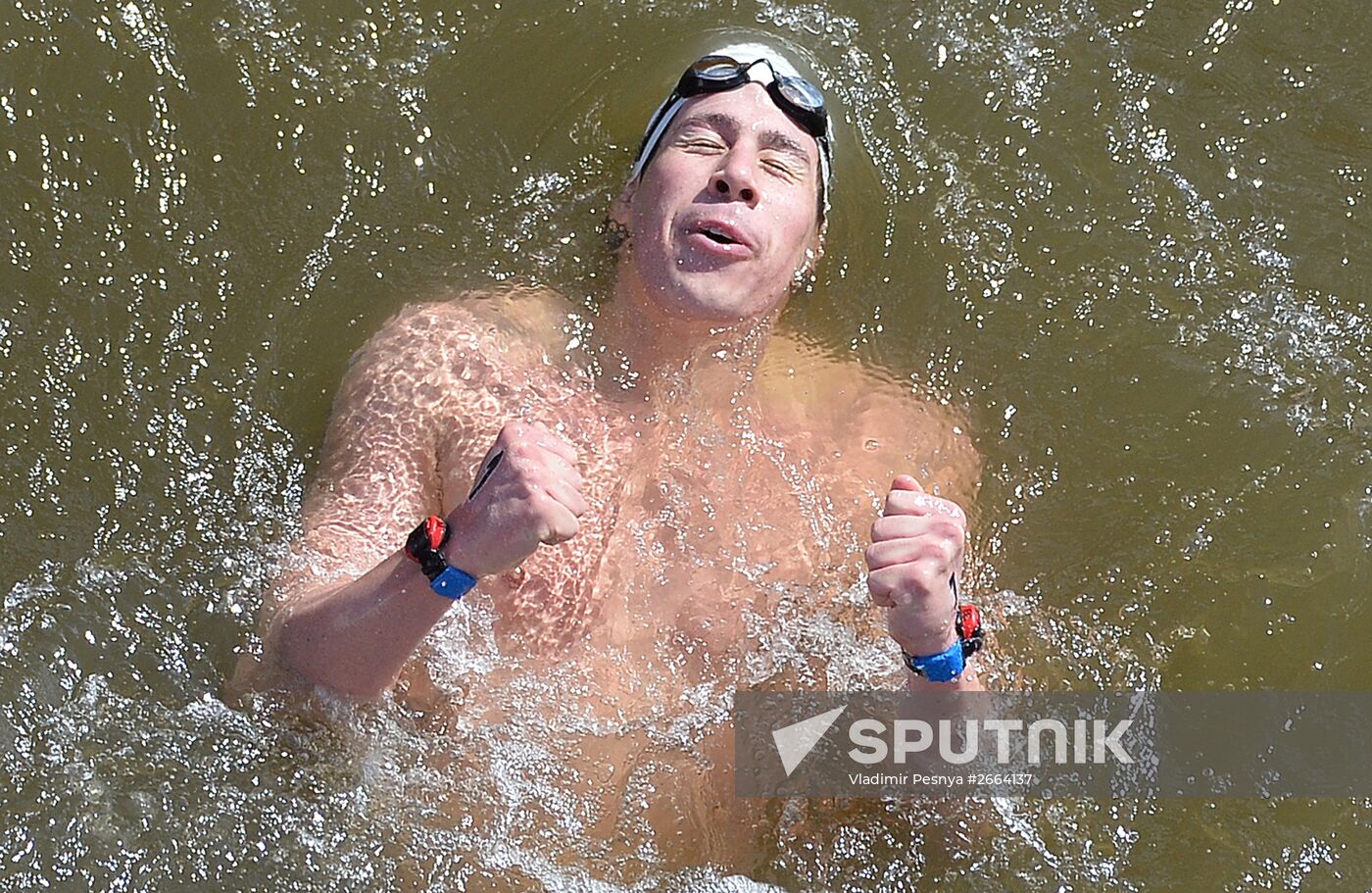 2015 FINA World Championships. Open water swimming. 5 km men