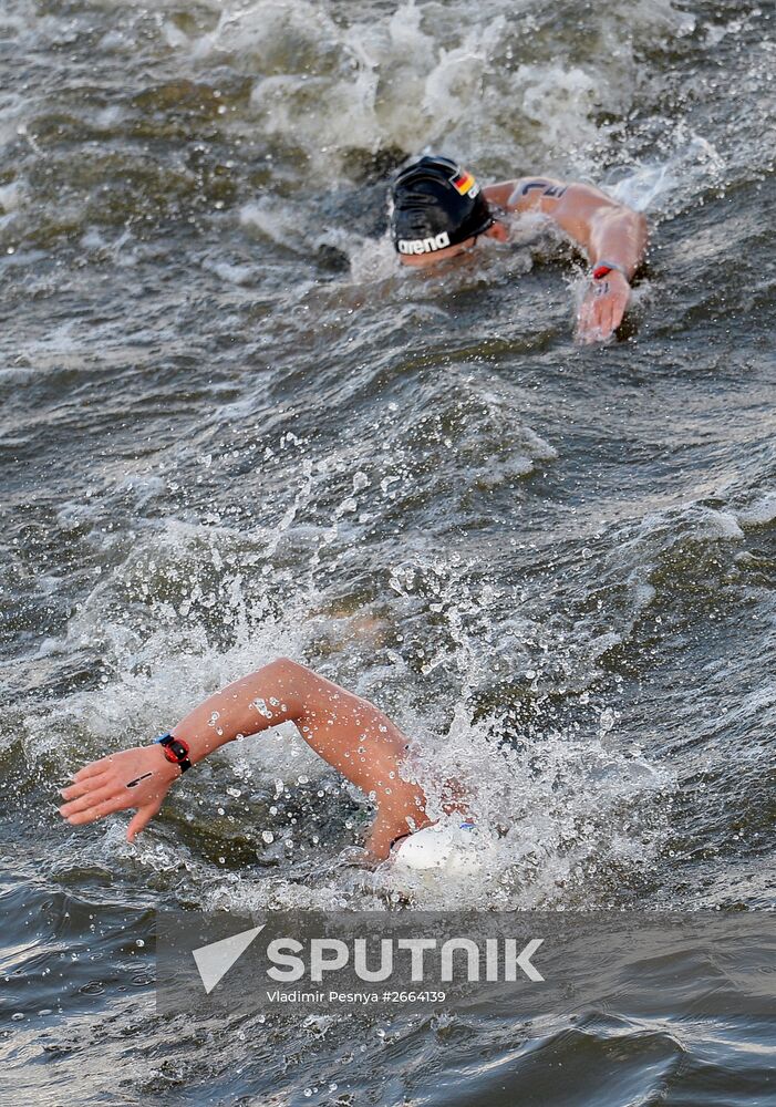 2015 FINA World Championships. Open water swimming. 5 km men