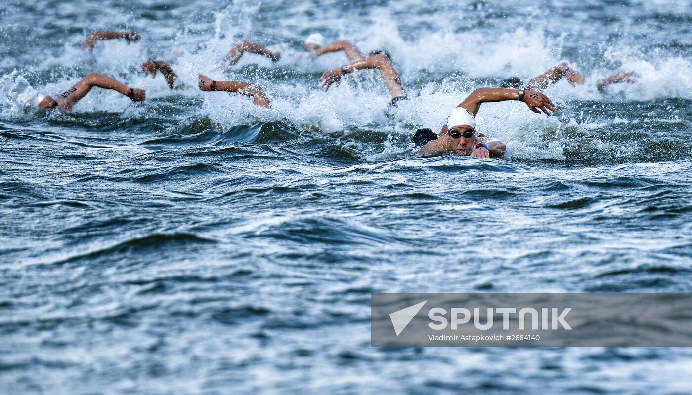 2015 FINA World Championships. Open water swimming. 5 km men