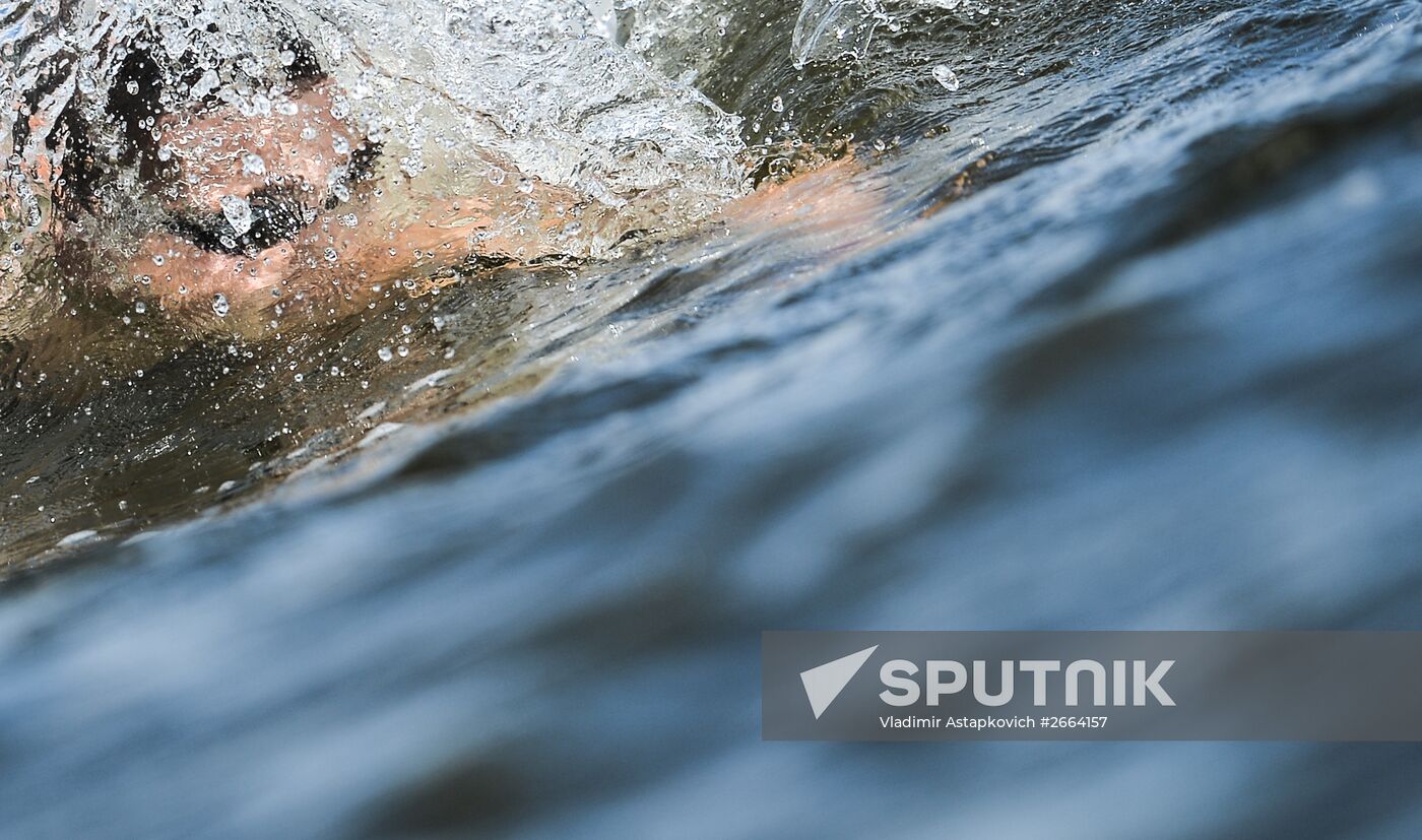 2015 FINA World Championships. Open water swimming. 5 km men