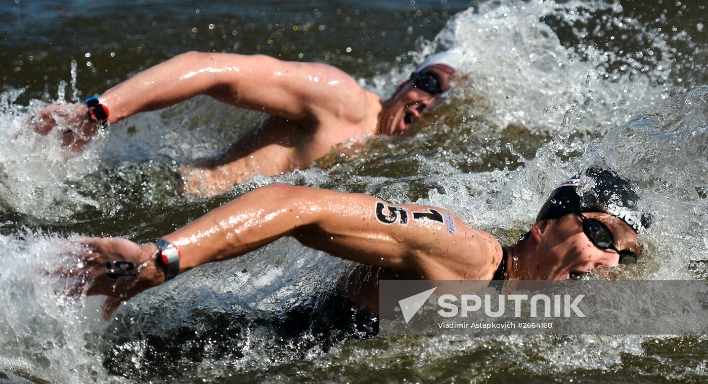 2015 FINA World Championships. Open water swimming. 5 km men