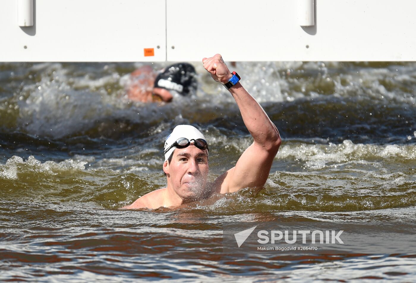 2015 FINA World Championships. Open water swimming. 5 km men