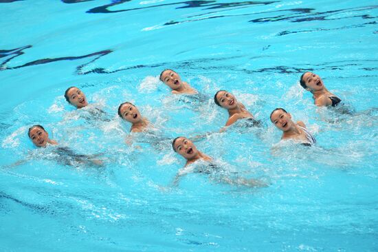 2015 FINA World Championships. Synchronized swimming. Womens' team technical. Preliminary round