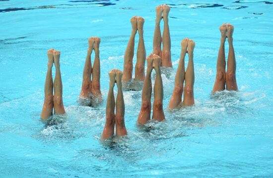 2015 FINA World Championships. Synchronized swimming. Women's team technical. Preliminary round