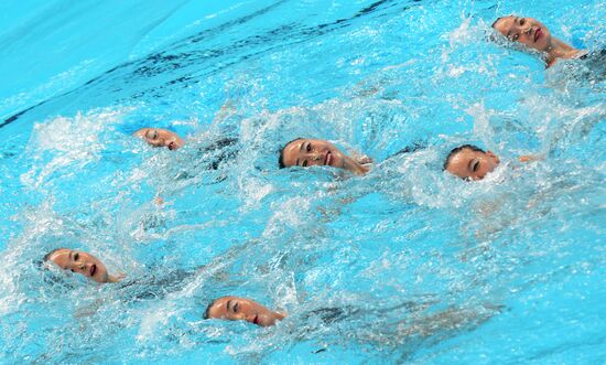 2015 FINA World Championships. Synchronized swimming. Women's team technical. Preliminary round