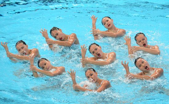 2015 FINA World Championships. Synchronized swimming. Women's team technical. Preliminary round
