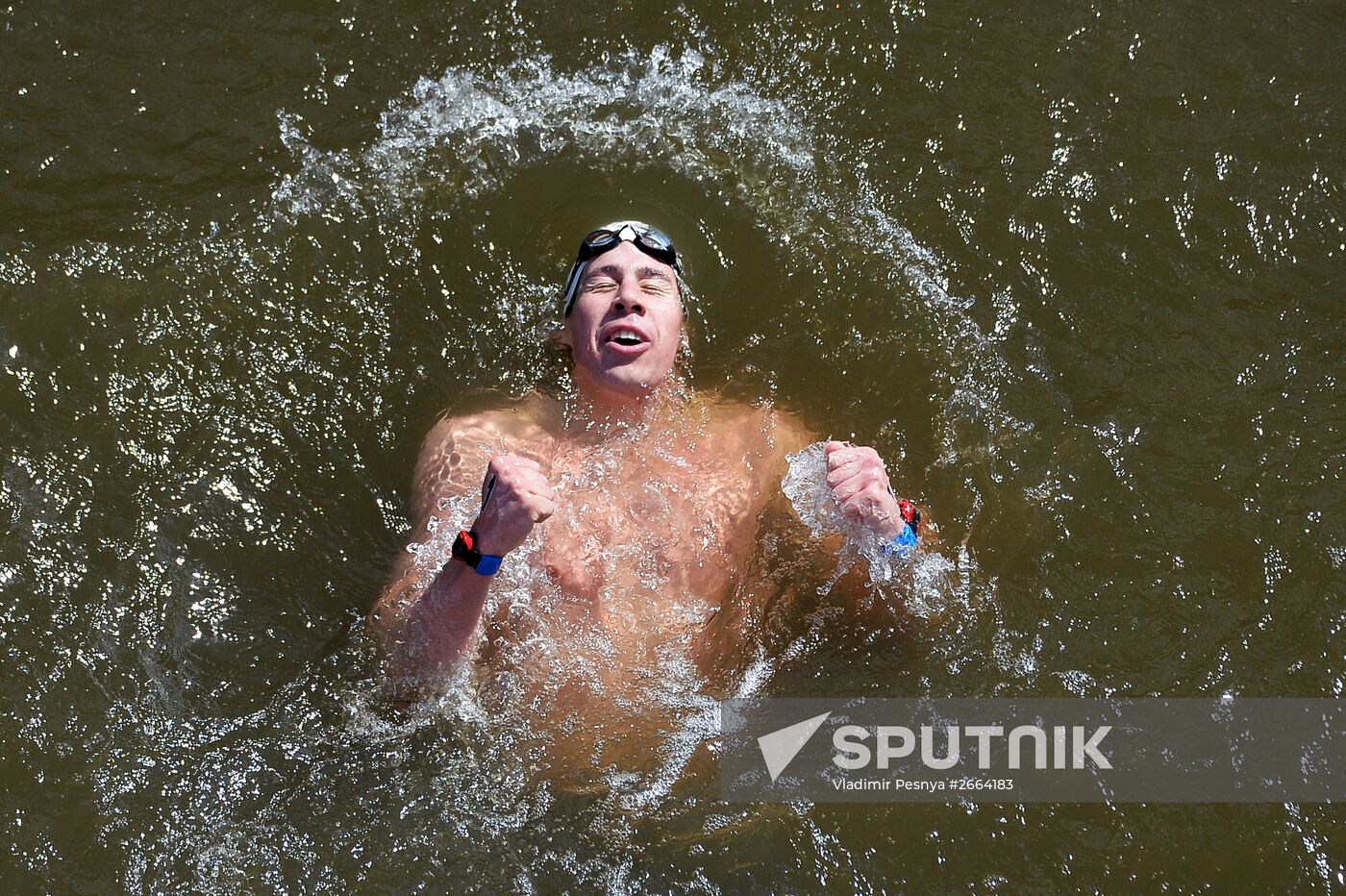 2015 FINA World Championships. Open water swimming. 5 km men