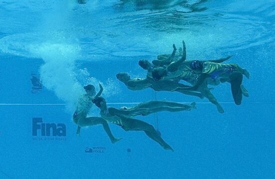 2015 FINA World Championships. Synchronized swimming. Women's team technical. Preliminary round