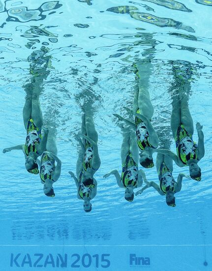 2015 FINA World Championships. Synchronized swimming. Women's team technical. Preliminary round