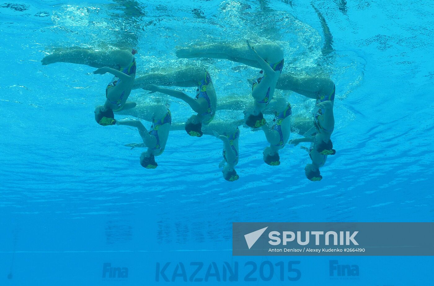 2015 FINA World Championships. Synchronized swimming. Women's team technical. Preliminary round
