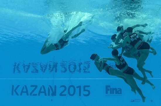 2015 FINA World Championships. Synchronized swimming. Women's team technical. Preliminary round