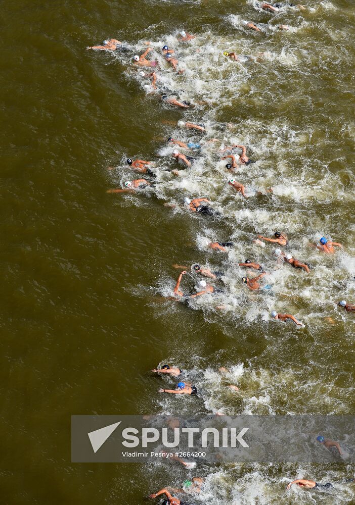 2015 FINA World Championships. Open water swimming. 5 km men