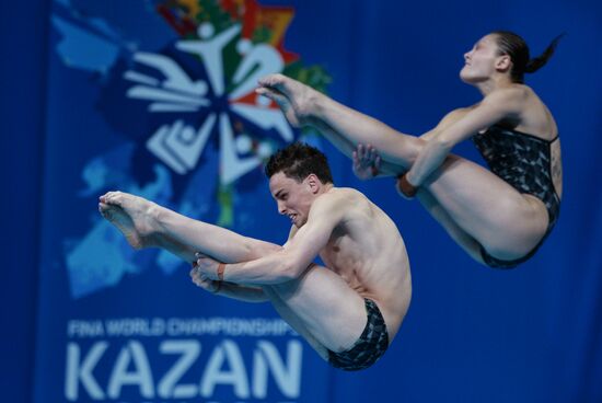 2015 FINA World Championships. Synchronized diving. Mixed duets. 10m platform. Finals