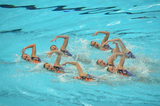 2015 FINA World Championships. Synchronized swimming. Women's team technical. Preliminary round